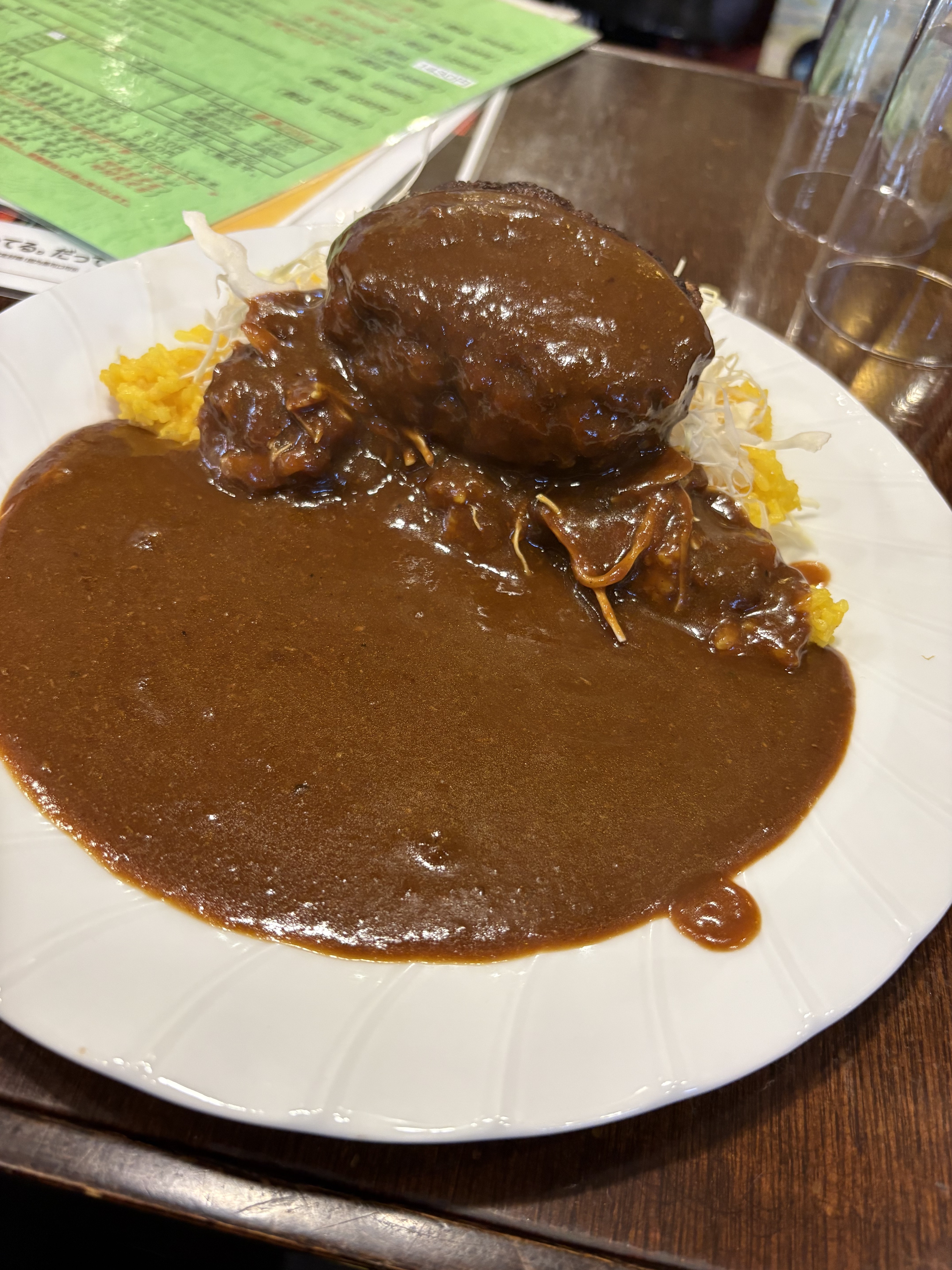 ハンバーグカレー