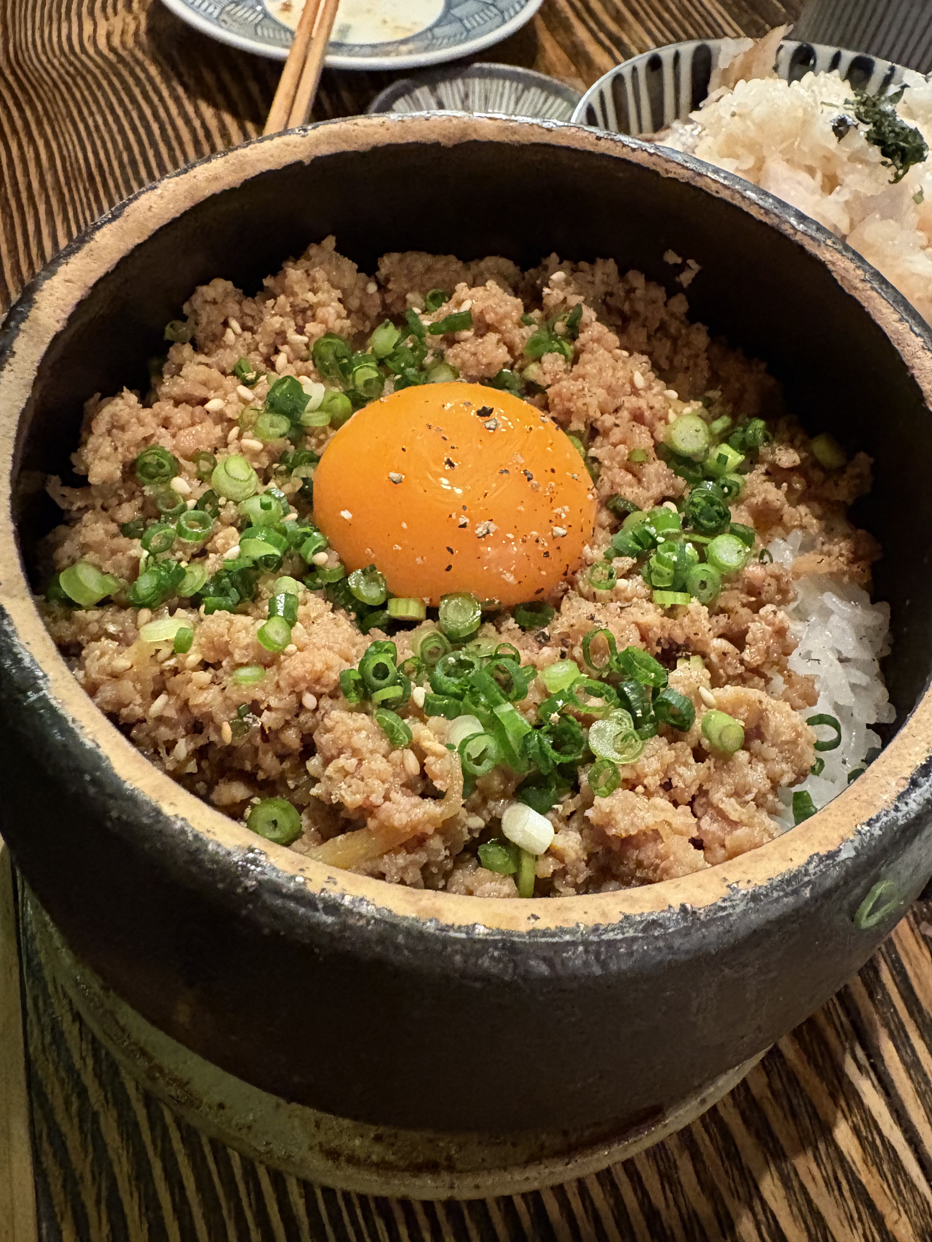 鶏そぼろ土鍋ご飯