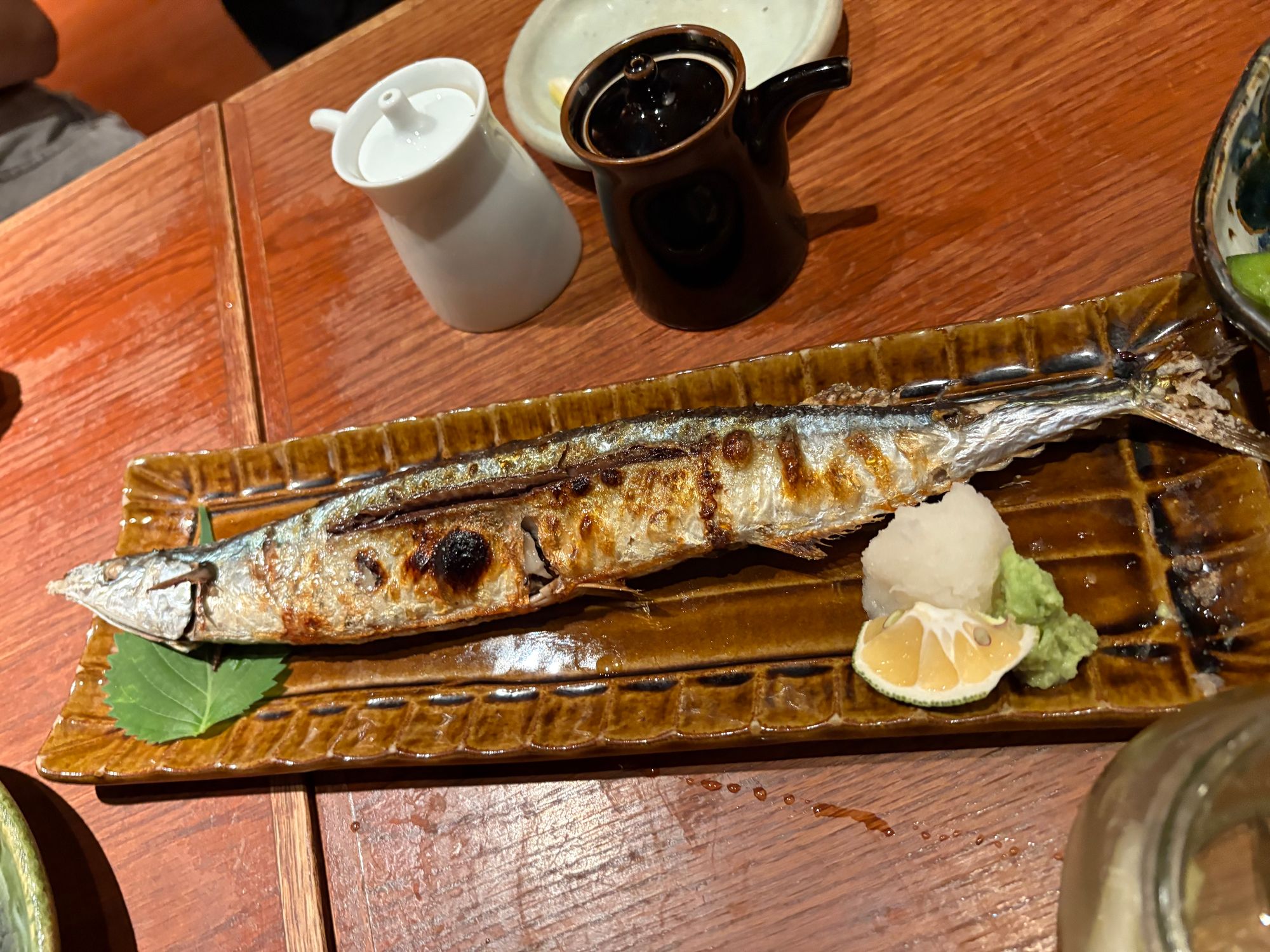秋刀魚の塩焼き